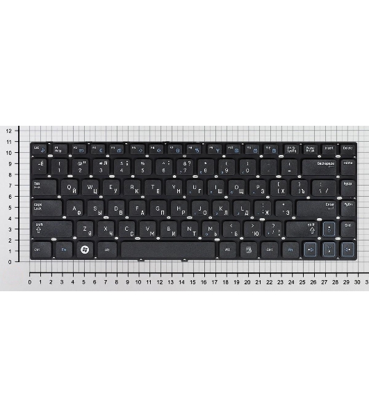 Клавиатура для ноутбука Samsung RC410, черная