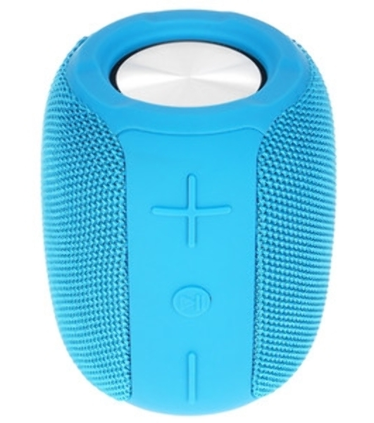 Колонка беспроводная QUMO BatteryBeats BT5.0 5Вт IP64 FM SD USB AUX подсветка 1500мА·ч синий