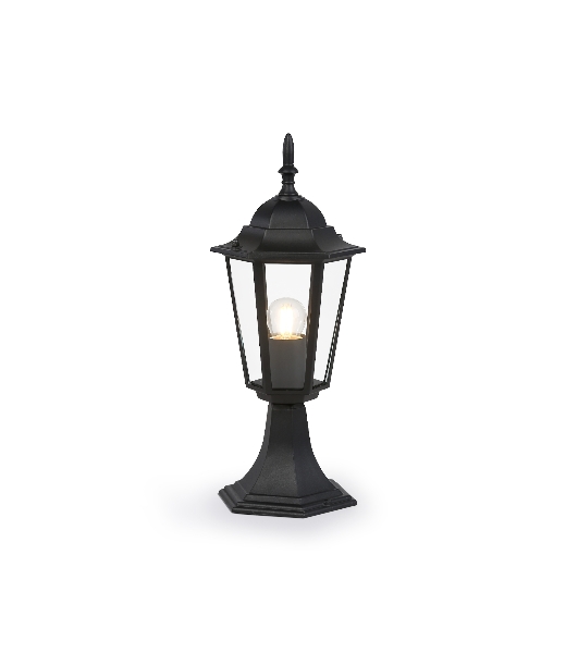 Светильник Ambrella light ST2023 BK/CL черный/прозрачный IP54 E27 max 40W D150*400