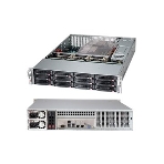 Корпус Supermicro CSE-826BAC4-R920LPB, 2U, 8 x SAS3 & 4 x hybrid NVMe 3.5 bays, фото4
