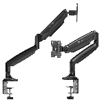 Кронштейн для мониторов ONKRON G100 белый 13'-32' макс.9кг настольный поворот и наклон верт.перемещ., фото13