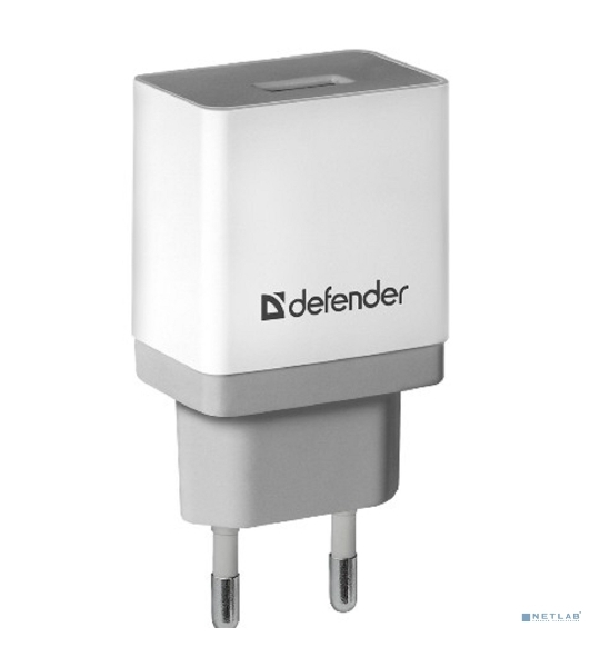 Сетевой адаптер питания Defender 1xUSB, 5V/2.1А, белый (UPA-21)