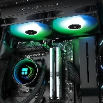 Водяное охлаждение для процессора Thermalright Frozen Notte 240 черный ARGB V2 (240мм, Black, ARGB/ Fans: 2x120мм, 72.37CFM, 27.7dBA, 2000RPM/ Pump height 54мм, 28dBA, 5300RPM, Rad thickness 27мм/ S: 1200, 1700, 1851, 2011, 2066, 115X, AM2, AM2+, AM3, AM3+, AM4, AM5, FM1, FM2, FM2+), фото10