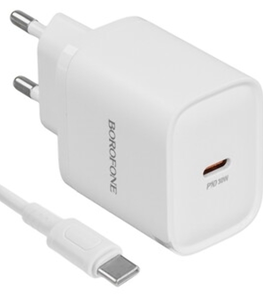 Сетевое зарядное устройство BOROFONE (6941991117442) BA84Aaa White