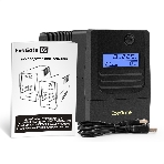 Источник бесперебойного питания ExeGate Smart LB-500.LCD.AVR.2SH.USB (500VA/300W, LCD, AVR, 2*Schuko, USB, батарея 12V 4.5Ah, Black), фото18