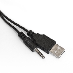 Акустическая система 2.0 ExeGate EX287057RUS Disco 140 Black (питание USB, 2х3Вт (6Вт RMS), 100-20000Гц, черный), фото3