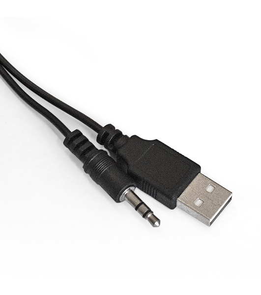Акустическая система 2.0 ExeGate EX287057RUS Disco 140 Black (питание USB, 2х3Вт (6Вт RMS), 100-20000Гц, черный)