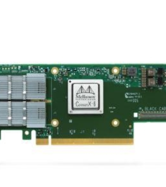 Адаптер Infiniband ConnectX®-6 VPI adapter card, HDR IB (200Gb/s) and 200GbE, dual-port QSFP56, PCIe4.0 x16, tall bracket
