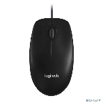 Мышь проводная Logitech M100/100R DARK/GREY (темно-серая/черная), 1000 dpi, USB, кнопки - 3, фото34