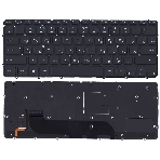 Клавиатура для ноутбука Dell XPS 12 13 черная с подсветкой, фото4