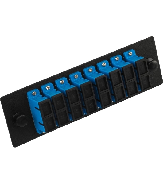 Панель Lanmaster LAN-APM-8X2LC/OS2 1/4 19' 8xLC дупл. 9/125 OS2 (упак.:1шт)