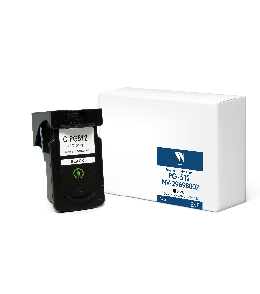 Струйный картридж NVPrint PG-512 (NV-2969B007) Black для Canon Pixma MP240/250/260 (15 мл) совместимый