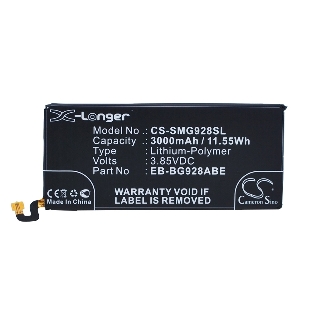 Аккумулятор CS-SMG928SL EB-BG928ABE для Samsung Galaxy S6 Edge+, 3.85V, 3000mAh, 11.55Wh