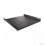Полка стационарная NTSS NTSS-FS-600-BL 1U нагр.:60кг. 19' 350мм черный (упак.:1шт), фото4