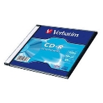 Диск CD-R Verbatim 700Mb 52x Slim case (1шт) (43347), фото 1