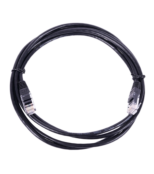 Патч-корд Lanmaster UTP TWT-45-45-0.5-BK вилка RJ-45-вилка RJ-45 кат.5е 0.5м черный ПВХ (уп.:1шт)