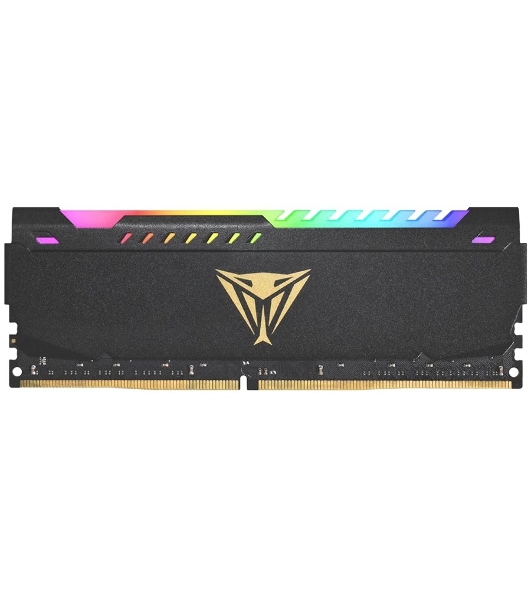 Оперативная память Patriot Viper Steel, DDR4, 16GB (2x8GB), 3600MHz, CL20, DIMM, с радиатором, RGB, черный