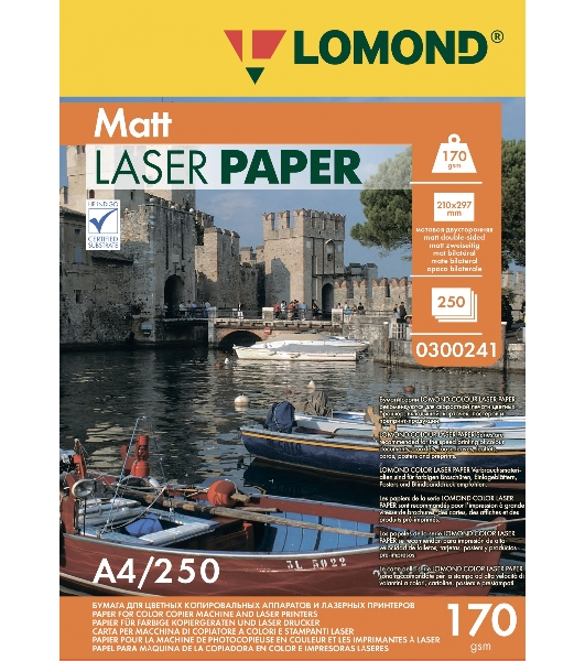 Бумага Lomond Ultra DS Matt CLC 0300241 A4/170г/м2/250л./белый матовое/матовое для лазерной печати