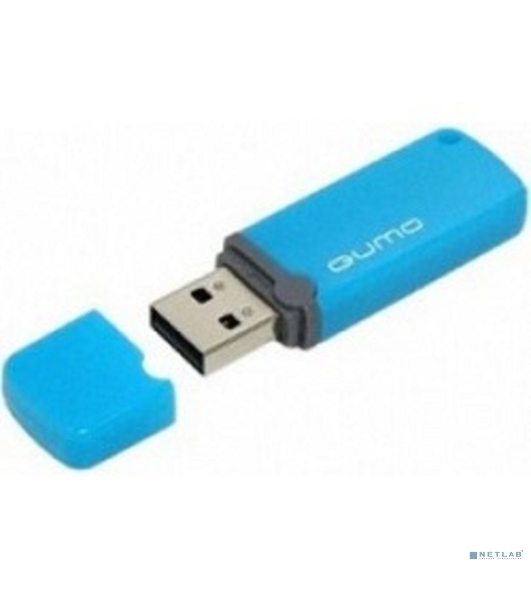 Флешка USB QUMO 8Gb, Optiva 02 синий QM8GUD-OP2-blue