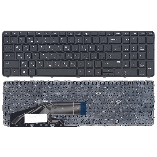 Клавиатура для ноутбука HP ProBook 450 G3 455 G3 470 G3 черная с рамкой
