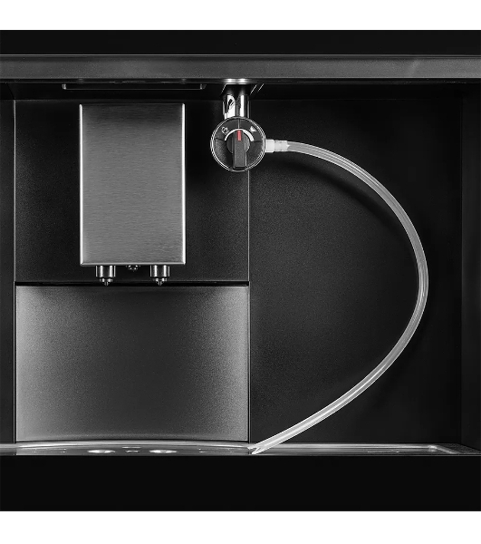 Автоматическая кофемашина Kuppersberg KCM 182 Black коллекция High-Tech,управление сенсорное,максимальное давление 20 бар,емкость для воды 1.8л, есть капучинатор,приготовление кофе автоматическое, материал панели стекло, черный
