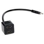 Разветвитель HDMI Cablexpert DSP-2PH4-002, HD19F/2x19F, 1 компьютер => 2 монитора, пасcивный, Full-HD, 3D, 1.4v, фото5