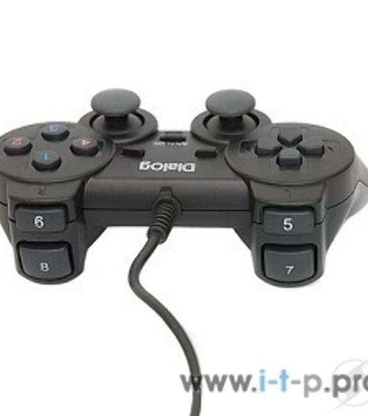 Геймпад Dialog Action GP-A11, черный, вибрация, 12 кнопок, USB