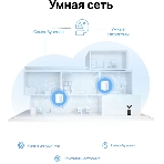 Бесшовный Mesh роутер TP-Link Deco X10 (DECO X10(2-PACK)) AX1500 10/100/1000BASE-TX белый (упак.:2шт), фото4