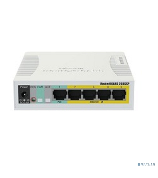 Коммутатор сетевой MikroTik RB260GSP RouterBOARD 260GSP with indoor case and power supply