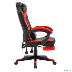 Кресло Defender CRUISER BLACK/RED черный/красный, экокожа, подставка для ног, фото15