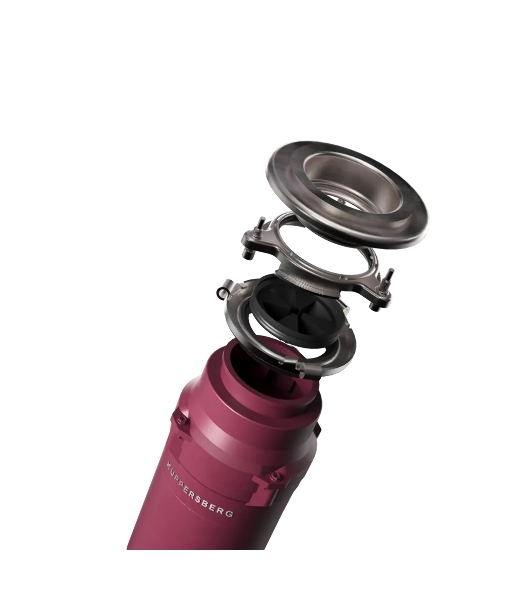 Измельчитель пищевых отходов Kuppersberg WSS 750 V, High-Tech, мощность 750 Вт, 3800-4200 об/мин, защита от перегрева, авто выключение, DC мотор, уровень шума 75 дБ, винный