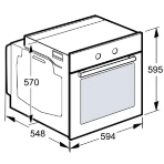 Духовой шкаф электрический Bosch HJA737BA0 Serie 4, 60 см, 76 л, черный, Auto Pilot 10, 3D Hotair,класс энергоэффективности А, 7 режимов, LCD-дисплей, галогенное освещение, самоочистка EcoClean,проволочные направляющие, фото6