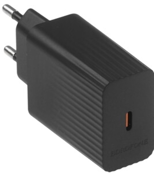 Сетевое зарядное устройство BOROFONE (6941991122859) BAS75Aaa 1Type-C 3.0A PD30W для Type-C Type-C черный