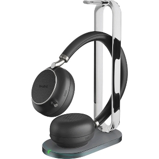 Гарнитура Yealink BH76 with Charging Stand UC чёрный, беспроводная, Bluetooth, до 35 ч