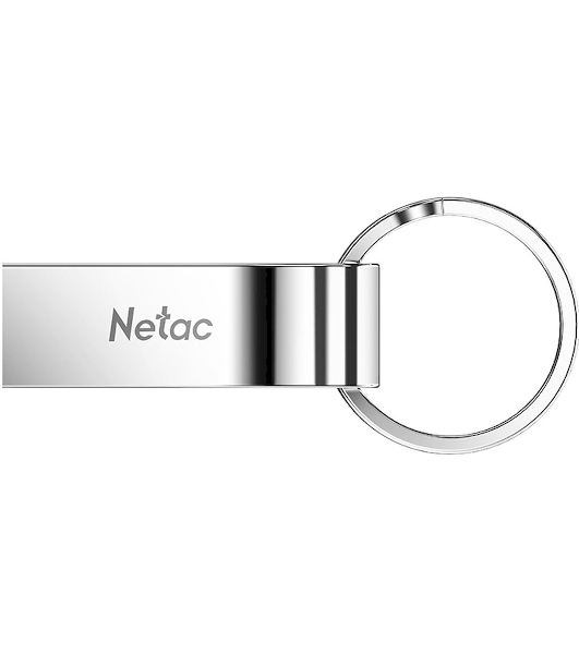 Флешка USB Netac U275 (NT03U275N-008G-20SL), 8Gb, USB 2.0, R/W 50/15, серебристый