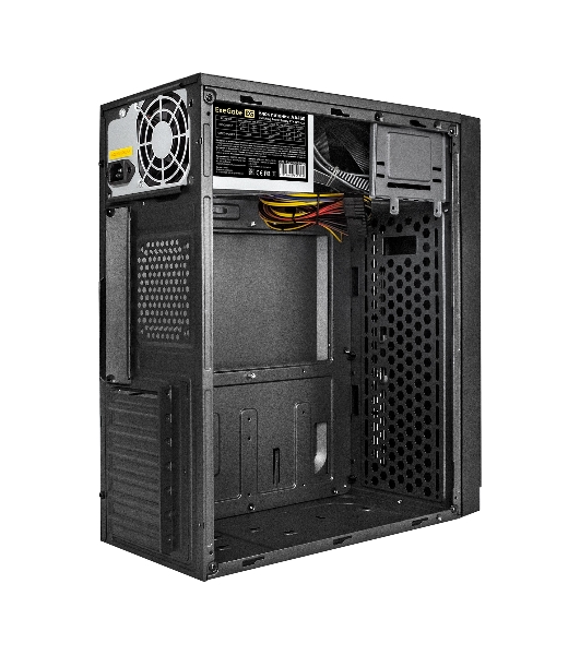 Корпус ExeGate AA-440-AA450, Midi-Tower, чёрный, БП 450 Вт