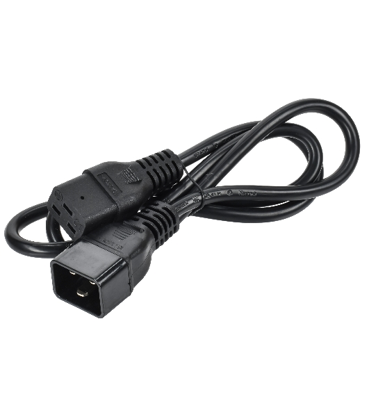 Кабель электропитания PDU 3х1,5 1М с разъемами С19-C20