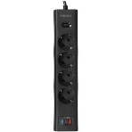 Сетевой фильтр Philips CHP8246BB/51, 3м, 4 розетки, черный, фото4