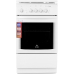 Плита газовая De Luxe 5040.36Г (КР) белый, конфорок 4 шт, духовка 43 л, 50 см x 85 см x 50 см, фото4