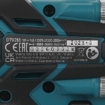 Гайковерт акк Makita DTW285Z18В, Li-ion, 0-1800\2600\3500у\м, 280Нм, квадр1\2', подсв, М10-М20, фото13