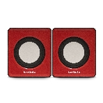 Акустическая система 2.0 ExeGate EX289920RUS Disco 140 Red (питание USB, 2х3Вт (6Вт RMS), 100-20000Гц, красный), фото5