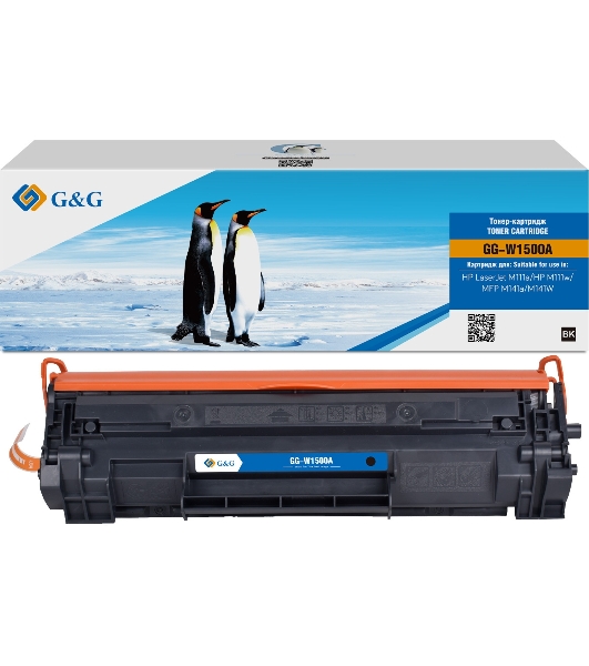 Картридж лазерный G&G GG-W1500A (W1500A) черный (975 стр.) для HP LaserJet M111a/M111w/MFP M141a/M141W