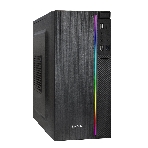 Компьютерный корпус Minitower ExeGate mEVO-9302-NPX400 (mATX, БП 400NPX с вент. 12см, 2*USB+1*USB 3.0, HD аудио, черный, с RGb подсветкой), фото7