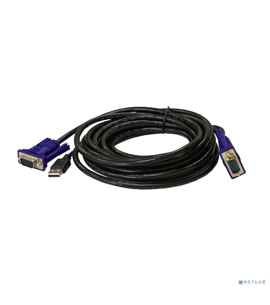 Кабель KVM ORIGO OKVMCU3/A1A с разъемами VGA и USB, 3 м