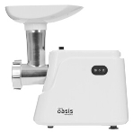 Мясорубка электрическая OASIS MG-TK1 белый, 1500 Вт, 1.8 кг/мин, реверс, защита от перегрузки, насадки - 4, фото6