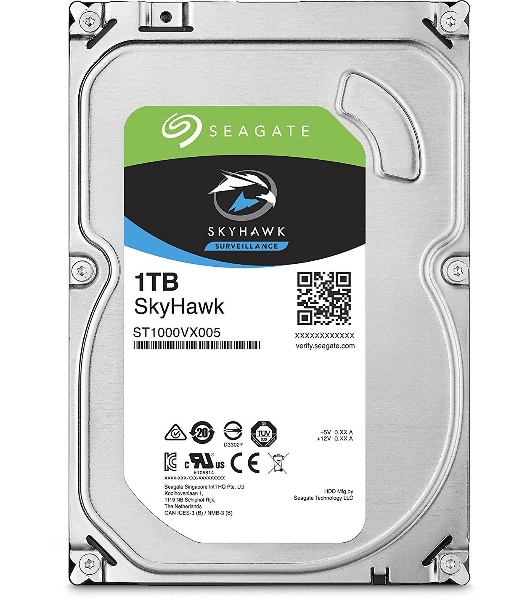 Жесткий диск Seagate 1Tb 5900rpm Original SATA-III ST1000VX005 Video Skyhawk 64Mb 3.5'