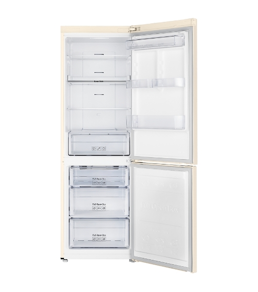 Холодильник Samsung RB33A32N0EL/WT бежевый двухкамерный 230/98л морозилка снизу, No Frost