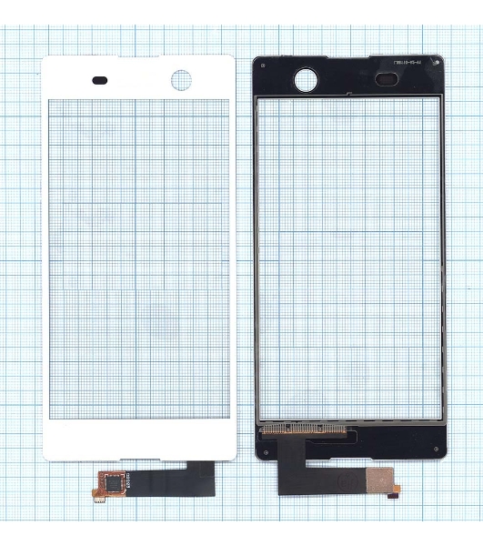 Сенсорное стекло (тачскрин) для Sony Xperia M5 белое