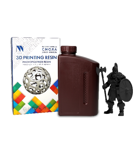 Фотополимерная водовымываемая смола NVPrint Water Washable Resin черный 1 кг