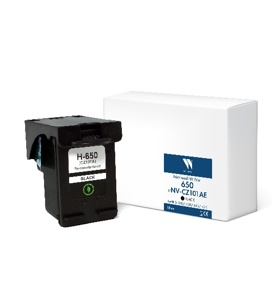 Картридж струйный NVPrint 650 (NV-CZ101AE) Black для HP DJ 1015/2515/3515/4515 (18 мл) совместимый